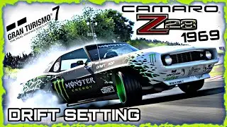 DRIFT LEGEND !!! Chevrolet CAMARO Z-28 (1969) sur Gran TURISMO 7 Feat CORTIS