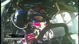 Casey Stoner first V8 race crash