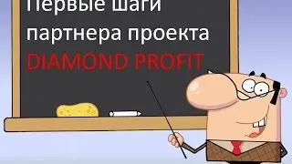 DIAMOND PROFIT Первые шаги партнера проекта