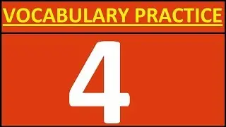 ENGLISH VOCABULARY PRACTICE 4  VOCABULARY WORDS ENGLISH LEARN WITH MEANING OPPOSITE WORDS IN ENGLISH