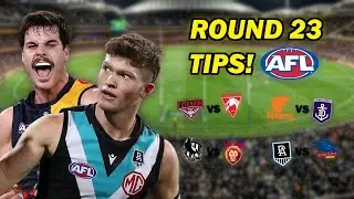 Round Twenty Three Tips & Predictions! (AFL 2024)
