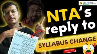 NEET 2024 Latest News By NTA | NEET 2024 Syllabus Changed Again | Dr. Anand Mani