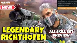NEW LEGENDARY RICHTHOFEN SKILL SET PREVIEW | CODM S10 