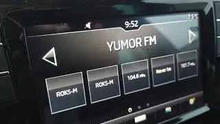 Полоса на магнитоле Swing 3 на Skoda Rapid -  6000 km