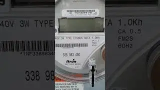 New Itron Watt Hour Meter explained