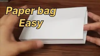 How to make paper bag easy|paper bag craft ideas