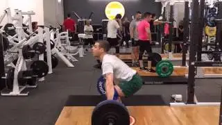 High hang snatches @ 170 lbs