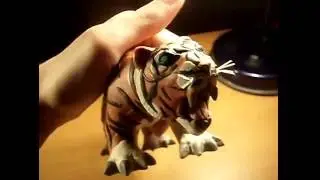 ТИГРЫ ИЗ ПЛАСТИЛИНА