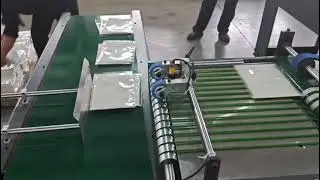 Automatic Feeding Greeting Cards OPP Film Bag Packaging Machine