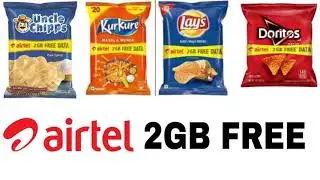 चिप्स खरीदने पर Airtel देगा 2GB डाटा फ्री ₹20 की चिप्स में 6GB