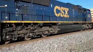 2 Westbound CSX Trains In North Baltimore Ohio 10/28/2025 Featuring TriState Railfan