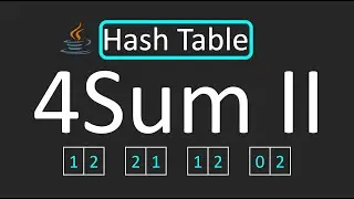 LeetCode - 454. 4Sum II | Hash Table | Java