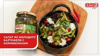 Салат из картофеля с корнишонами