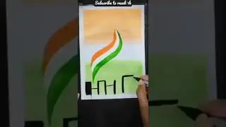 Independence day # Indian flag #ytshorts #drawing #viral #trending #art #india