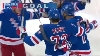 Matt Rempe Scores On His First Playoff Game