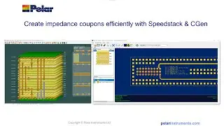 Auto generate PCB impedance coupons with Speedstack & CGen
