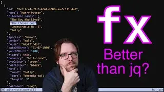 fx: A better JSON tool than jq