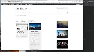 Video Gallery Wordpress, codecanyon - tutorial - manual sort videos from vimeo