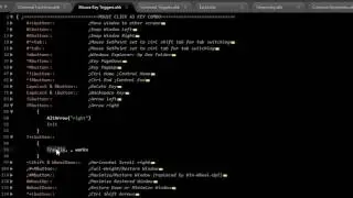 AutoHotKey: Keyboard and Mouse to Highlight Left or Right