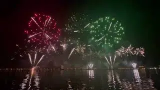Fireworks Display over the City of Venice, Italy