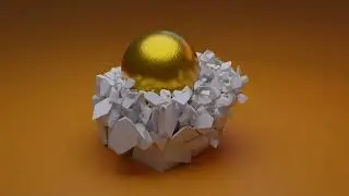 Smash and crackle blender animation