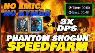 THIS TEAM SPEEDFARMS PHANTOM SHOGUN 25 WITHOUT EMIC OR KYMAR! RAID SHADOW LEGENDS