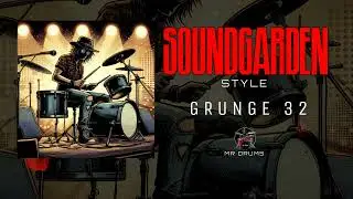 Grunge Drum Track | Soundgarden Style | 118 BPM