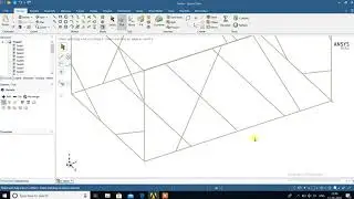 ANSYS SPACECLAIM TUTORIAL FOR LINE BODY CREATION OF A SOLIDWORKS (WELDMENT) GEOMETRY