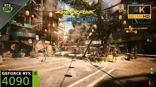 Cyberpunk 2077 Phantom Liberty PC Gameplay | 4K Path Tracing ON | RTX 4090 | Ryzen 7 7800X3D