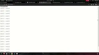 React virtualized list demo