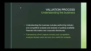 VALUATION PROCESS (Part 1.1)
