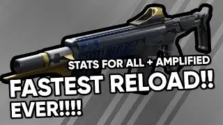 Stats For All  + Amplified  The Fastest Reload EVER!!!! | Destiny 2