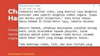 Jokowi di bilang Banci dan Coba Buka Celana,  ustad Habib Bahar Dipolisikan