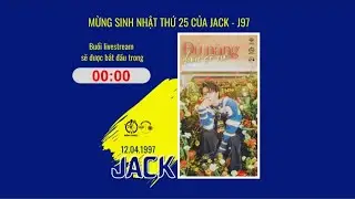 [Full] buổi họp mặt chúc mừng sinh nhật thứ 25 của ca sĩ, nhạc sĩ Jack - J97