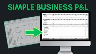 Simple Way to Create a Professional Business P&L Statement in Google Sheets