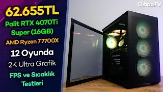 GameGaraj Palit RTX 4070 Ti SUPER HAZIR SİSTEM - Lotus 7A-CihazTV İncelemesi