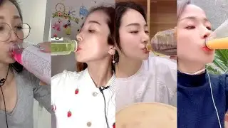 Asmr drinking sounds. 음료먹방 모음.飲む音