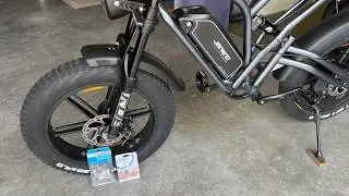 Brake Pad replacement on Jansno eBike X50 X70