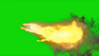 Firebending effect green screen and black screen