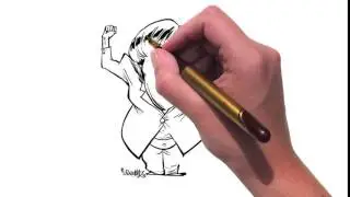 Whiteboard animation... kind of :)