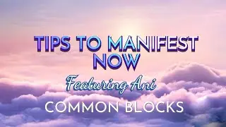 Tips on how to manifest it NOW feat Ani | Mental diet | Common Blocks