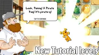 Plants vs. Zombies 2 - New Tutorial levels