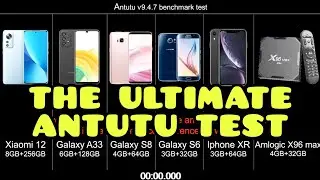 Antutu FULL test (Xiaomi, Samsung, Apple), speed comparison.