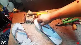 Como consertar chinelos pata pata?