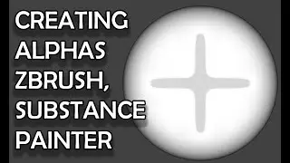 Creating Custom Alphas (Zbrush  Substance Painter)