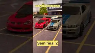 2 fast 2 furious GTR Skyline Vs Tokyo Drift Mitsubishi Evolution #hotwheels #fastandfurious