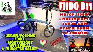 FIIDO D11 NA FOLDING E-BIKE | LIGHT WEIGHT WITH GREAT BATTERY RANGE