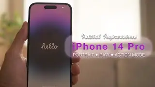 iPhone 14 Pro Portrait + Raw + Action Mode Test