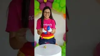 FLOR de 6 Pétalos con Colores diferentes 🌺🎈 Fácil de realizar!!#globoflexia #flor #decolandia159