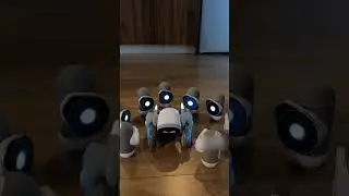 loona robot surrounded by clicbot robots #loona #loonapetbot #loonarobot #airobot #petbot #petrobot